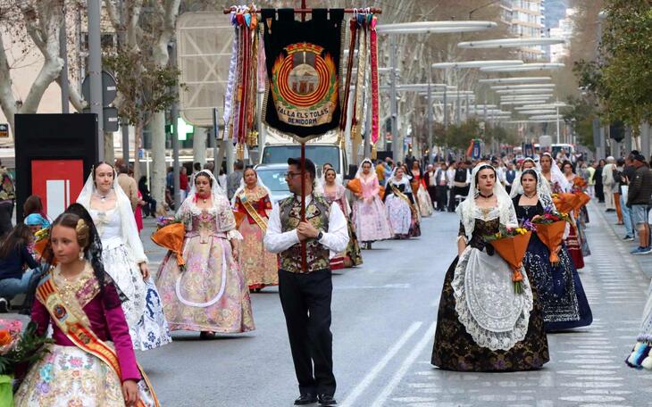 Movilidad informa de los primeros desvíos y cortes de tráfico en Benidorm por las Fallas